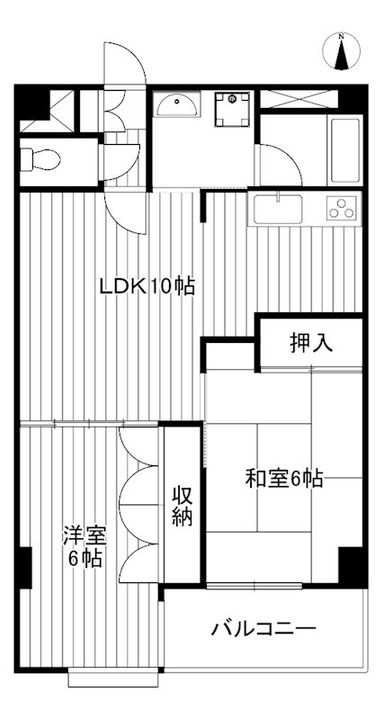 東京都練馬区氷川台4(マンション)の賃貸物件の間取り