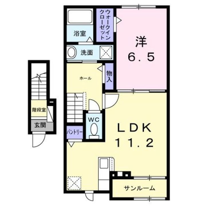 東京都町田市木曽西3(アパート)の賃貸物件の間取り