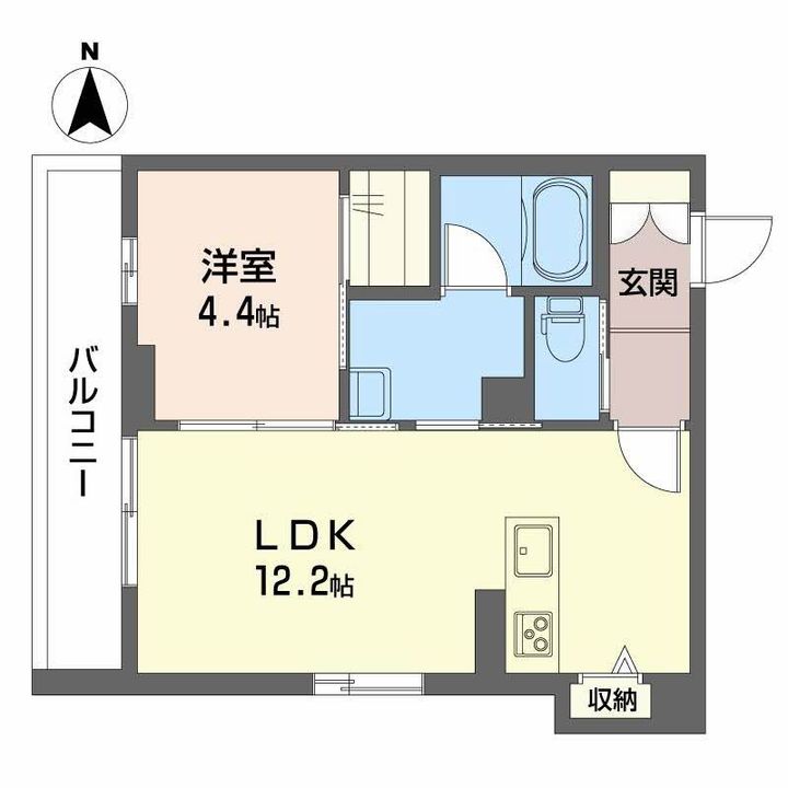 シャーメゾン 桜の間取り