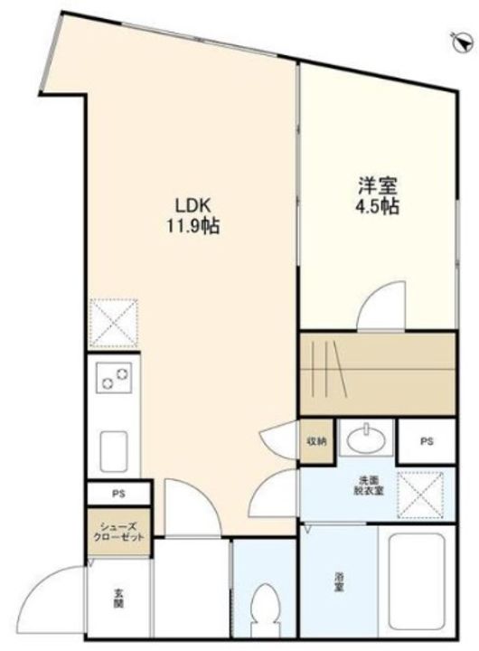 東京都世田谷区太子堂2(マンション)の賃貸物件の間取り