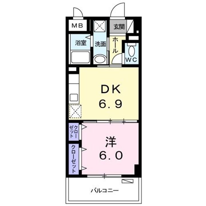 プレシャス.ワンの間取り