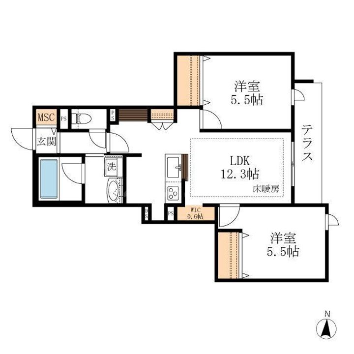 プレミアメゾンの間取り