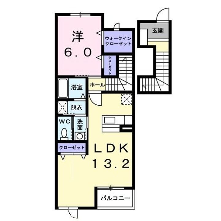 クリスタルハートの間取り