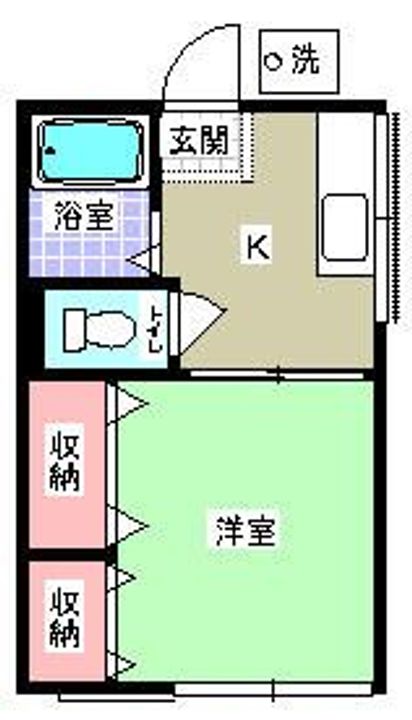 深田台ハイツの間取り
