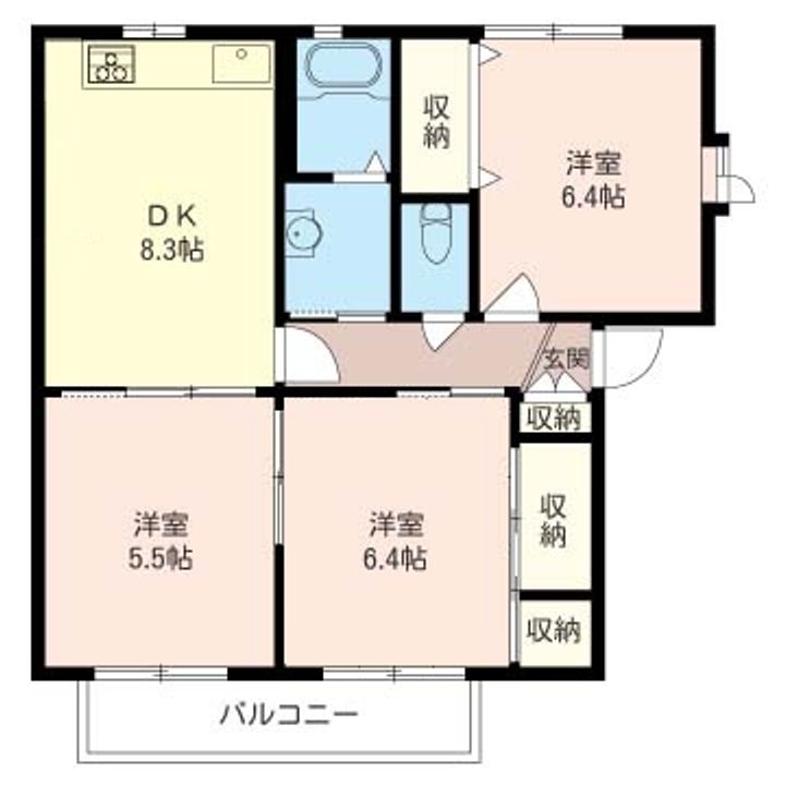 ビーバレー緑園の間取り