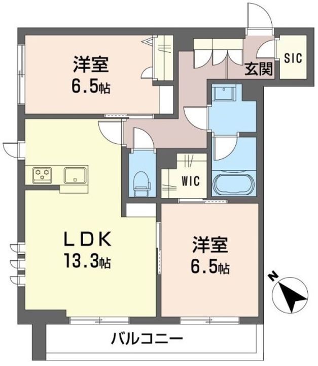 トリシューラ タキザカの間取り