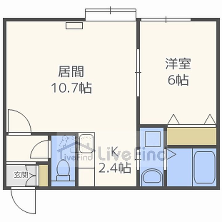 北海道札幌市豊平区美園九条5(アパート)の賃貸物件の間取り