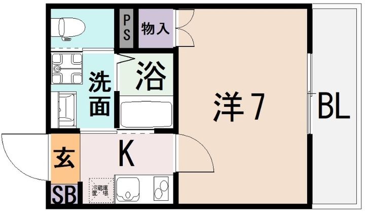 ルナ・ソレイユ近江堂の間取り