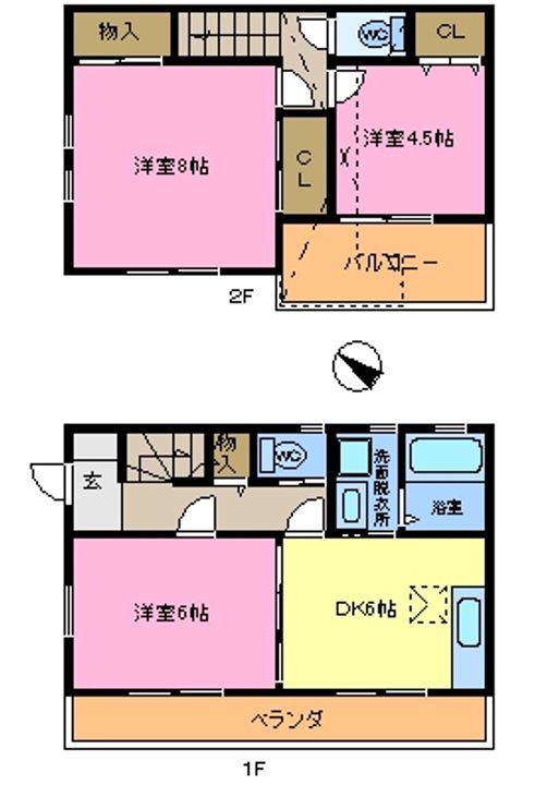 神奈川県鎌倉市台3(一戸建)の賃貸物件の間取り