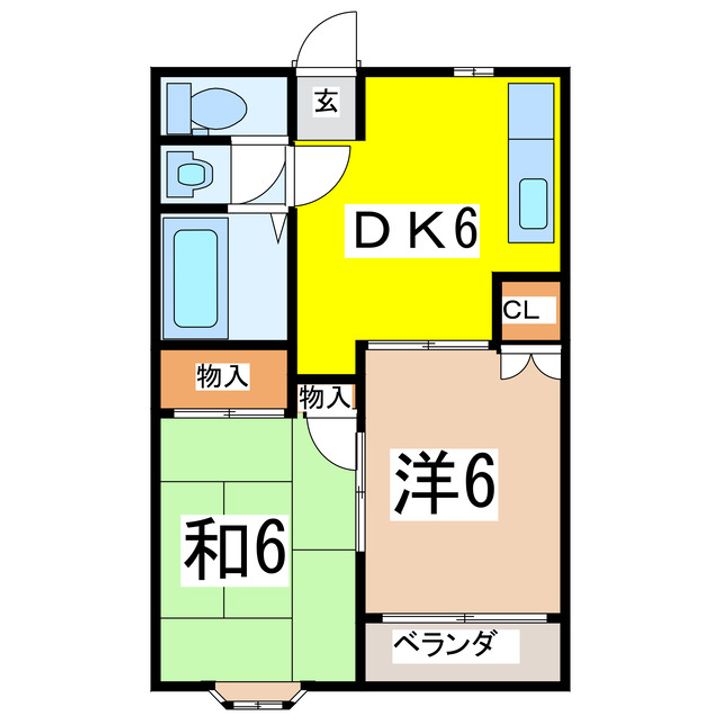 ロイヤルアベニュー 1の間取り
