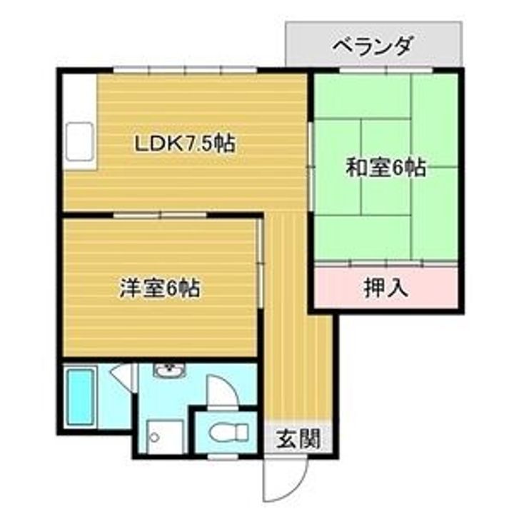 サニーハイツの間取り