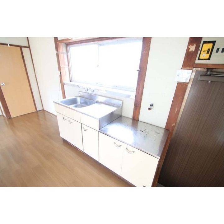 茨城県土浦市木田余西台(一戸建)の賃貸物件のキッチン