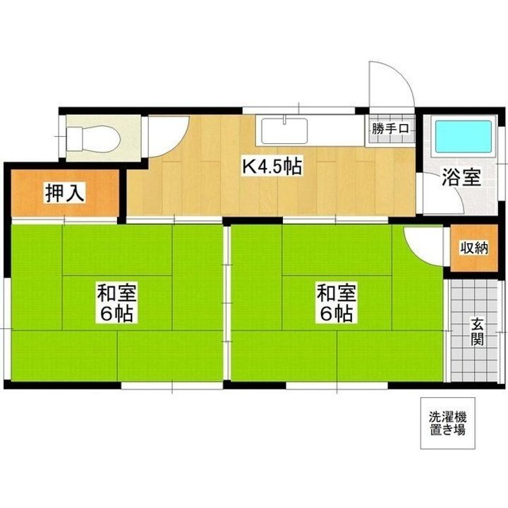 茨城県土浦市木田余西台(一戸建)の賃貸物件の間取り