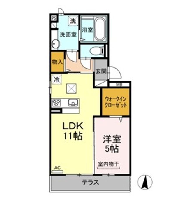 モンペルジュの間取り