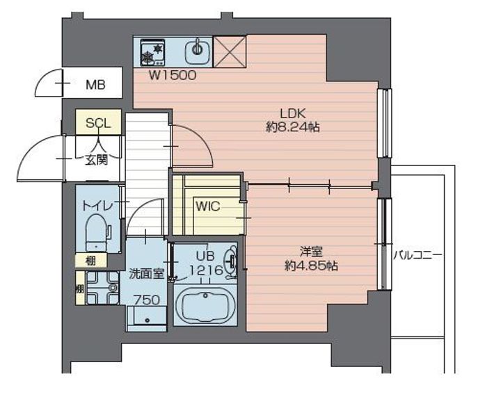 プレジオ西新井の間取り
