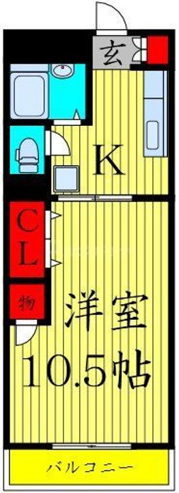 清和マンションの間取り