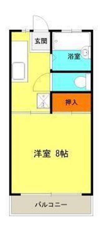 パステルハウスA棟の間取り