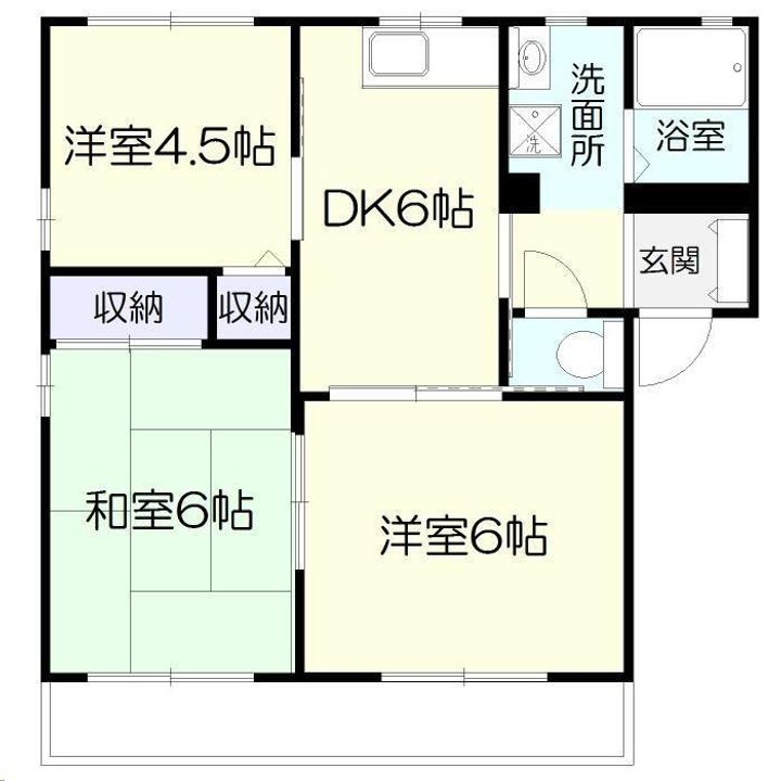 ヒルズコーポAの間取り