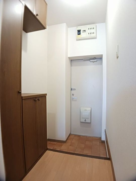 福島県いわき市錦町江栗2(アパート)の賃貸物件の玄関