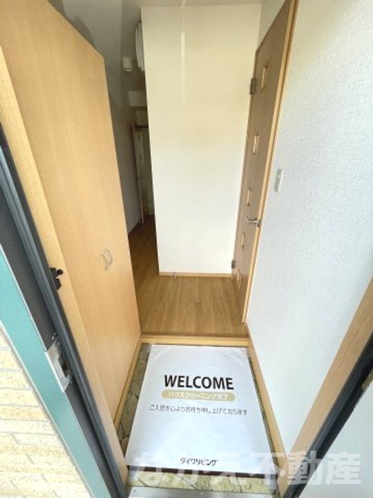 徳島県小松島市田浦町字近里(アパート)の賃貸物件の玄関