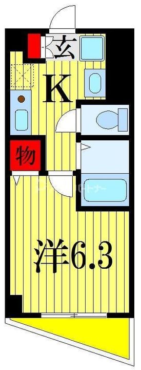 Scala Tsudanumaの間取り