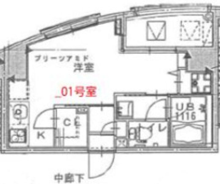 フォルトゥーナ中野の間取り