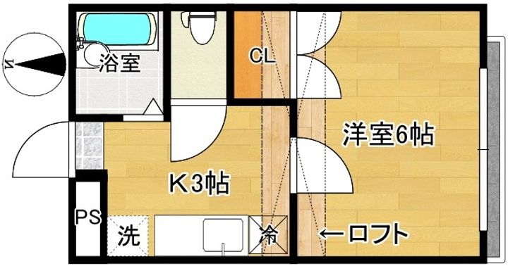 レジデンス柏木の間取り