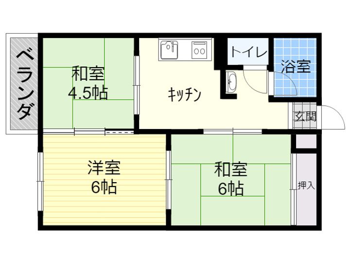 王子中町ビルの間取り