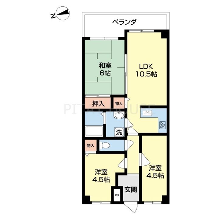 アーバンシックスの間取り