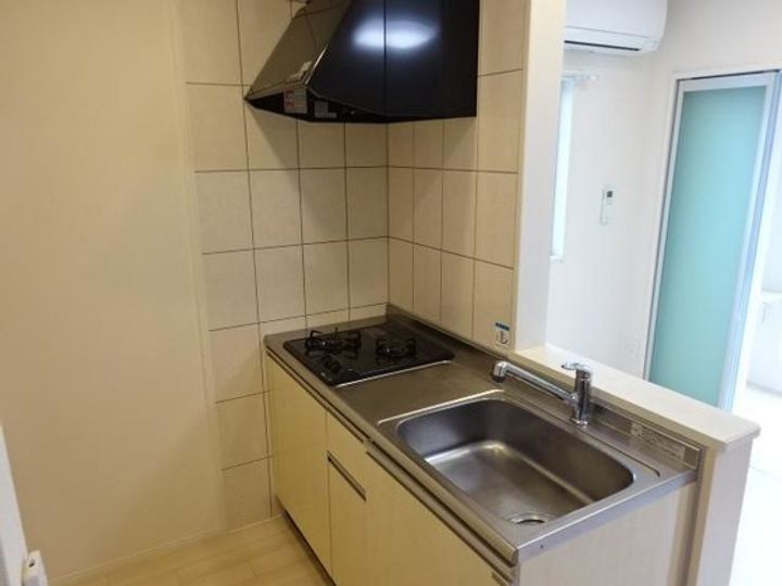 岡山県岡山市中区円山(アパート)の賃貸物件のキッチン