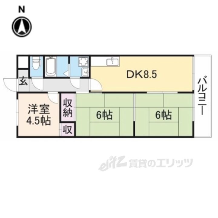 パストラル横小路の間取り