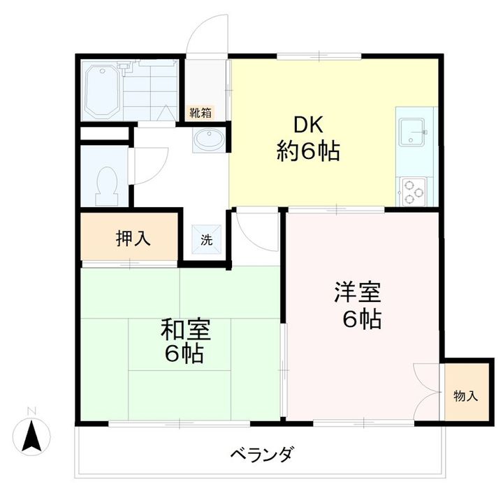 フェリシア・メゾンの間取り