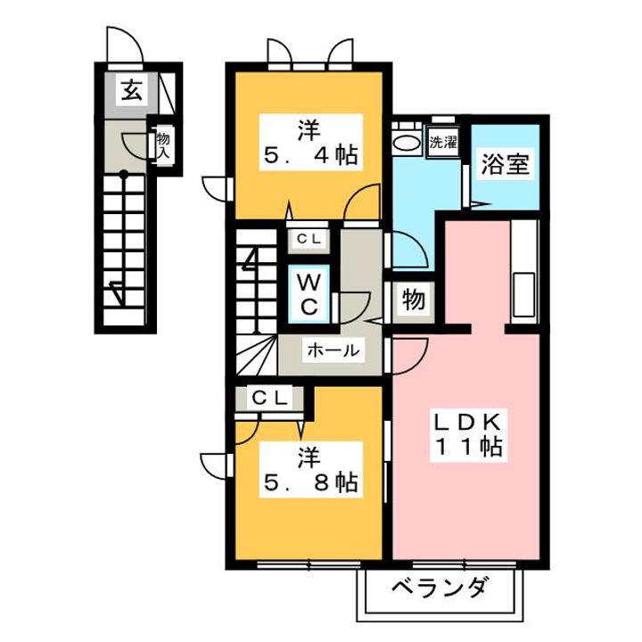 ブランシェIの間取り