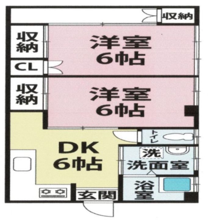 東本町ハイムの間取り