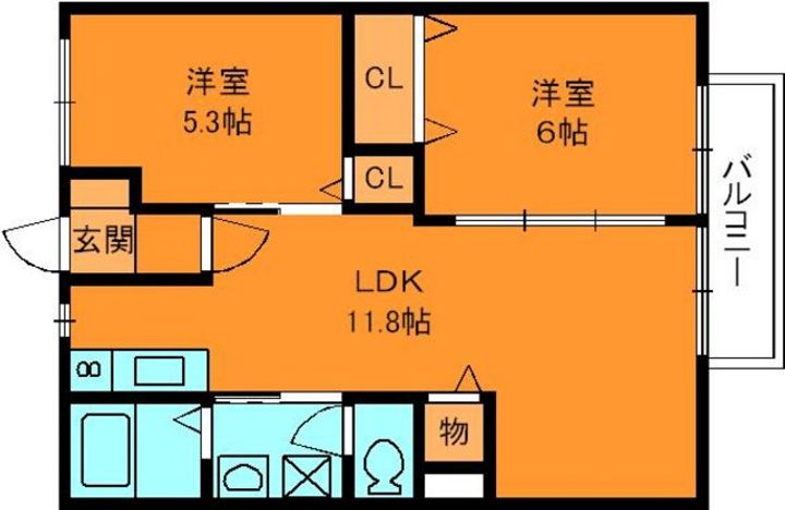 グリーンシャルマンの間取り