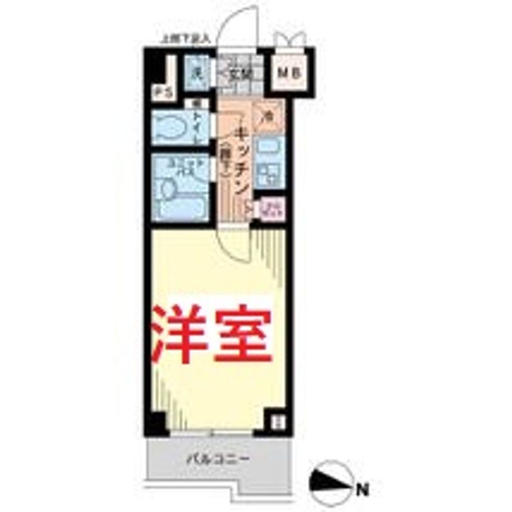 東京都大田区多摩川1(マンション)の賃貸物件の間取り