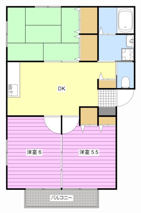 カンフォート中Iの間取り