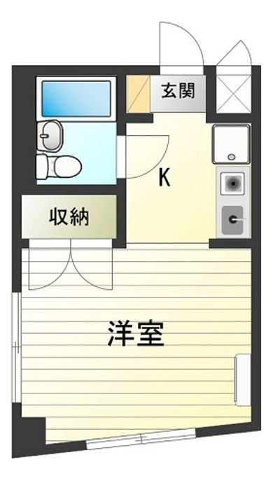 ユニバーサル国領の間取り