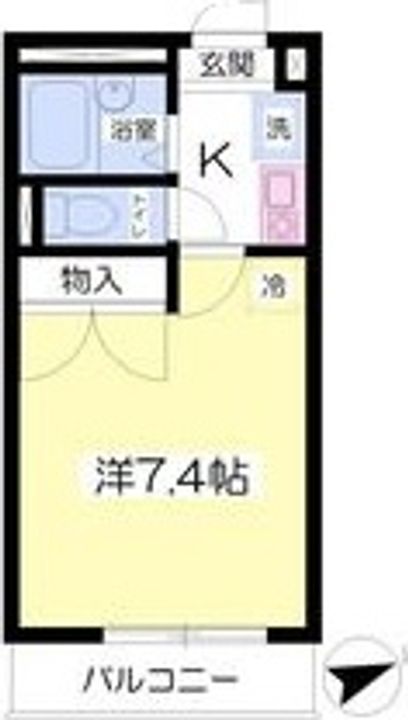 静岡県牧之原市布引原(アパート)の賃貸物件の間取り