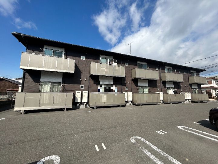 岡山県倉敷市宮前(アパート)の賃貸物件の外観