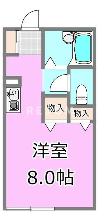 千葉県千葉市中央区弁天4(アパート)の賃貸物件の間取り