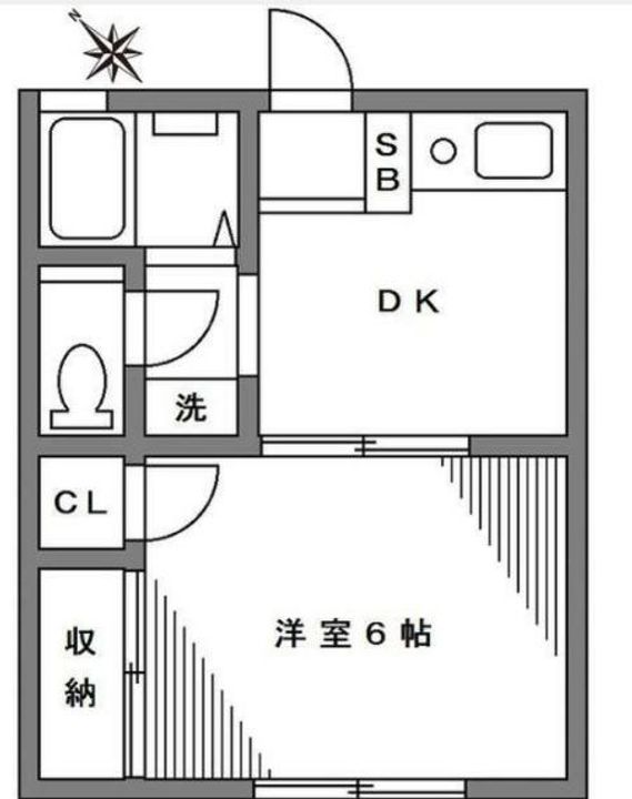 シティーホームズ1の間取り