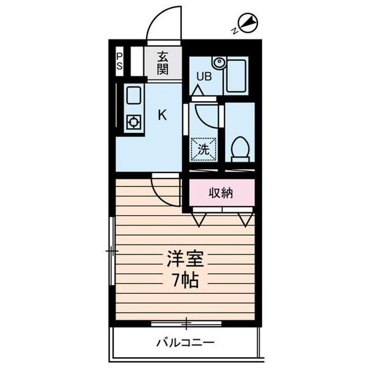 東京都目黒区中目黒5(マンション)の賃貸物件の間取り