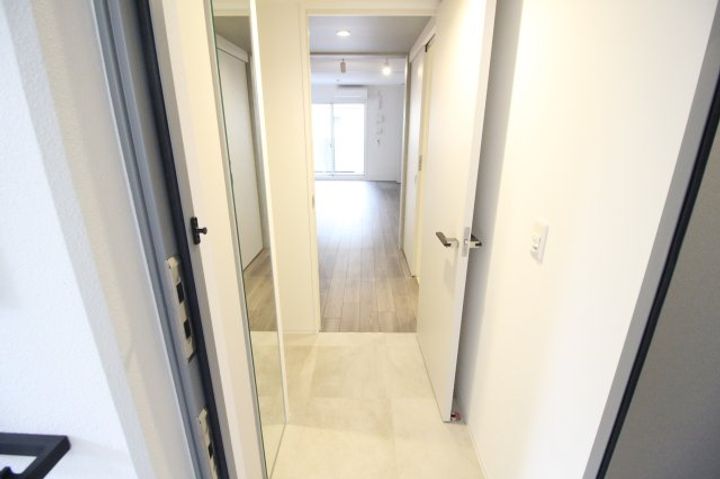 estageo北田辺の玄関