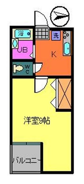 福島県郡山市富田町字坦ノ腰(マンション)の賃貸物件の間取り