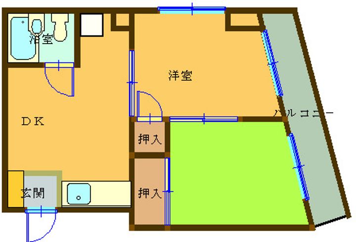 山下マンションの間取り