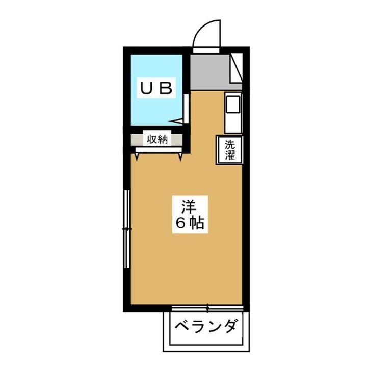 コーポ武山の間取り