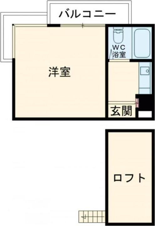 奈良県奈良市西大寺野神町2の賃貸アパートの間取り