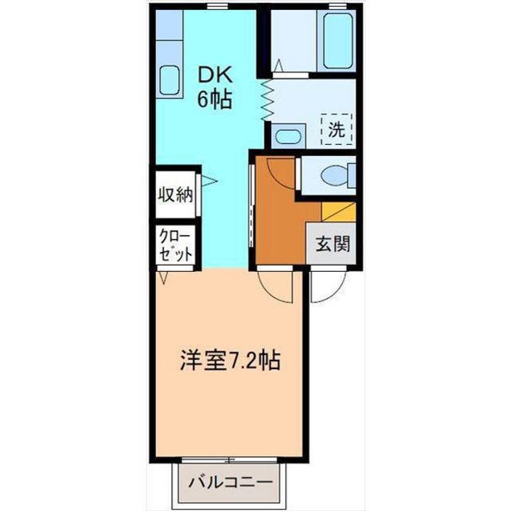 ユニヴェール A棟の間取り