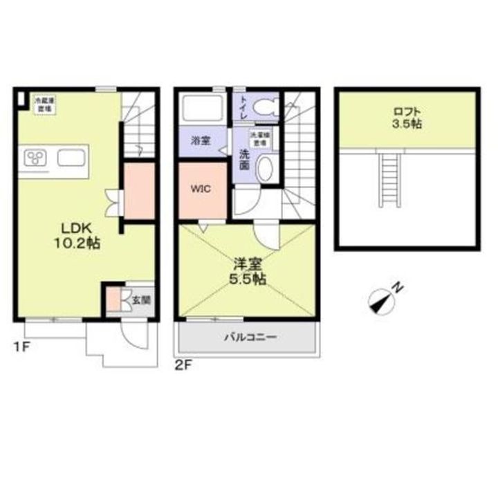 神奈川県鎌倉市材木座5(一戸建)の賃貸物件の間取り